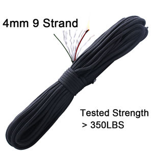 550 ad alta resistenza Paracord al di <span class=keywords><strong>fuori</strong></span> di sopravvivenza ingranaggio campeggio tenda corda per situazione di emergenza - Product Image 5