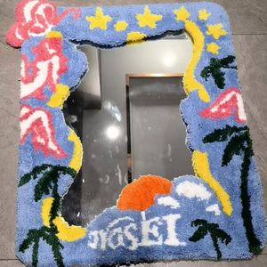 Trending Diy Tufted Small Custom Rug With Mirror Amazing Patterns Tufting Mirror Shining Rug - Product Image 5