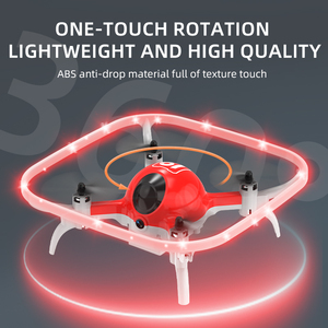 Y19 principiante bambini Quadcopter Drone LED luce telecomando di plastica aerei con telecamera ad altitudine fissa per i piloti più giovani - Product Image 4