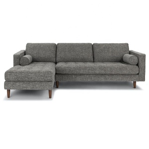 Factory Wholesale Modern L-Shape <strong>Corner</strong> Left Modular Sectional <strong>Sofa</strong> for Villa School Park Living Rooms - Product Image 5