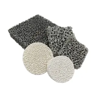 Manufacturer honeycomb ceramic Selling Casting Foam Filters Porous Foam Ceramic Filter Plate