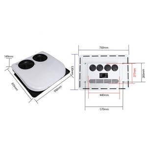 เครื่องปรับอากาศบนหลังคา BIBO 24v สำหรับจอดรถ 12v - Product Image 3