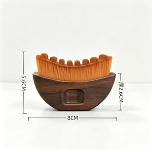 Cepillo Facial de Madera Ecológico para Drenaje Linfático, Esculpir el Rostro, Anti-Hinchazón, Desintoxicante, con Cerdas Suaves Naturales, Herramienta para el Cuidado de la Piel - Product Image 3