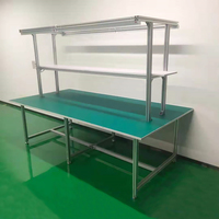 Profilé en aluminium économique pour mobilier optique, table de travail en aluminium pour fabricant