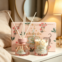Coffret Cadeau Bougies Parfumées et Diffuseurs à Bâtonnets en Gros pour la Décoration Intérieure, Prêt à la Vente en Boîte Cadeau pour Boutiques et Marques