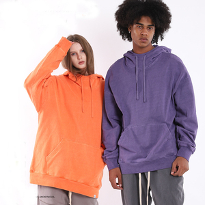 Custom Hoodie Sweatshirt Unisex Clothing Streetwear Long Sleeve Drop Shoulder <b>Men</b> Womenoversized <b>Pullover</b> Hoodie - Product Image 3