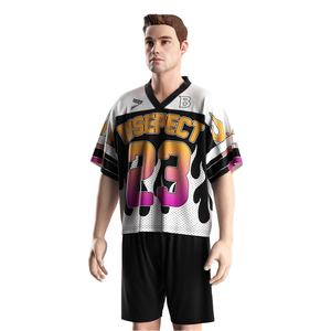 Ropa Deportiva Heritage con un Toque Clásico, Estilo Retro y Tejido de Malla Holgado para Entusiastas del Fútbol Americano Vintage - Product Image 3