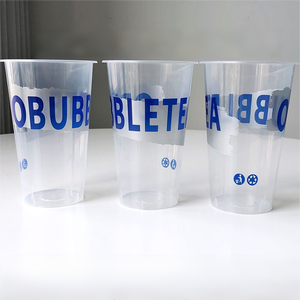 Vente en gros PP dur 360/500/600/700ml Tasse à thé Boba en plastique jetable à emporter Tasses à café PP avec couvercles pour jus de thé <span class=keywords><strong>Babbo</strong></span> Bubble - Product Image 6