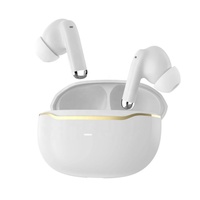 Auriculares Inalámbricos YX03 con Clip Estilo Cámara Retro para Auriculares 5.3 ENC/ANC IPX5 Resistentes al Agua con Linterna, Material ABS