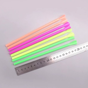 Plastica monouso sabbia e ghiaccio cucchiaio paglia pp 6*200mm - Product Image 3