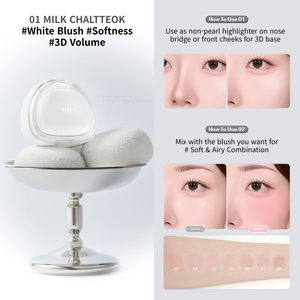 Bbia Chaltteok <b>Blush</b> Powder 01 Milk Chaltteok Buildable Natural Matte Finish For Face All Skin Tones - Product Image 5