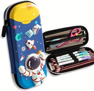 Trousse à crayons en cuir EVA avec fermeture éclair, motif dessin animé pour enfants, pour garçons, OEM - Product Image 1