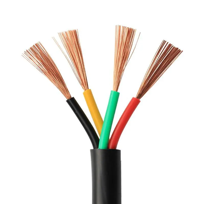 Negro-Proyectos Cnc-Cable de señal 0.22 mm² Cable multicore apantallado 4 núcleos 