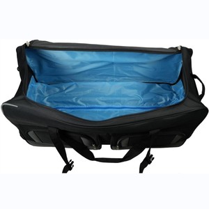 Bolsas de lona grises al por mayor de la carretilla de la fibra del viaje del equipaje 26 pulgadas para los deportes del viaje que acampan - Product Image 4