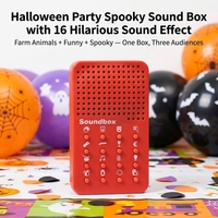 Machine à Sons Électronique OEM 16 Boutons – Gadget Sonore Amusant pour Halloween, Boîte à Sons Effrayants pour Fête et Farces
