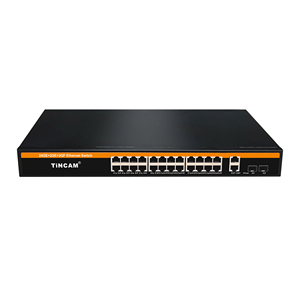 <span class=keywords><strong>Switch</strong></span> PoE TiNCAM <span class=keywords><strong>Gigabit</strong></span> con 24 Porte PoE, 2 Porte Uplink, 2 Porte SFP, 10/100/1000M, 300W Non Gestito, <span class=keywords><strong>Switch</strong></span> Power Over <span class=keywords><strong>Ethernet</strong></span> 1U Rack - Product Image 3