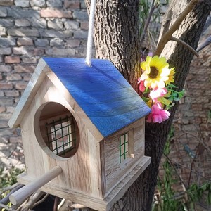 Green Campus Environmental Protection Outdoor Rainproof Breeding Box Parrot Bird Nest Warm Hatching Custom Beautiful - Product Image 4