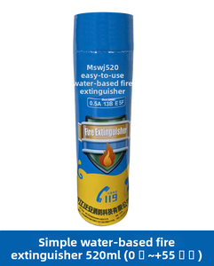 Extintor <span class=keywords><strong>de</strong></span> Agua Nebulizada <span class=keywords><strong>de</strong></span> Acero Inoxidable <span class=keywords><strong>de</strong></span> 3L, Clase ABEF, con Pasador <span class=keywords><strong>de</strong></span> Fácil Extracción para Incendios en Cocina y Automóvil, Fórmula Anticongelante - Product Image 1