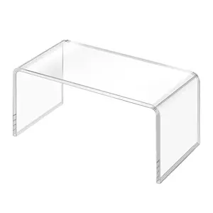 Luxury modern Acrylic Console Table bar glass plexiglass event side acrylic coffee table