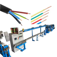 Machine d'extrusion de câble de fil électrique nouvelle/utilisée 70/90MM PVC/PE pour faire l'isolation de gaine extérieure de gaine de câble de réseau