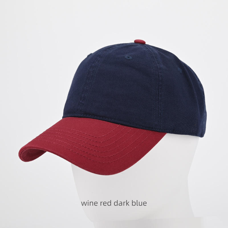 Wine red + deep blue