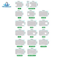 Kit de réparation de soudure Relife Rl-601t de 21 pièces, plateforme de reboulage de niveau intermédiaire, ensemble d'outils de réparation de soudure, ensemble de moules pour iPhone, testé à 100%