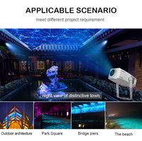 Projecteurs laser LED 60W 100W 200W 400W IP65 DMX512 RGBW avec fonctionnement automatique et programmes intégrés pour l'éclairage paysager