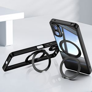 Étui antichoc transparent transparent avec support magnétique en métal étui de téléphone portable pour <span class=keywords><strong>Sony</strong></span> <span class=keywords><strong>Xperia</strong></span> 10 IV 1IV 16 Pro Max - Product Image 5