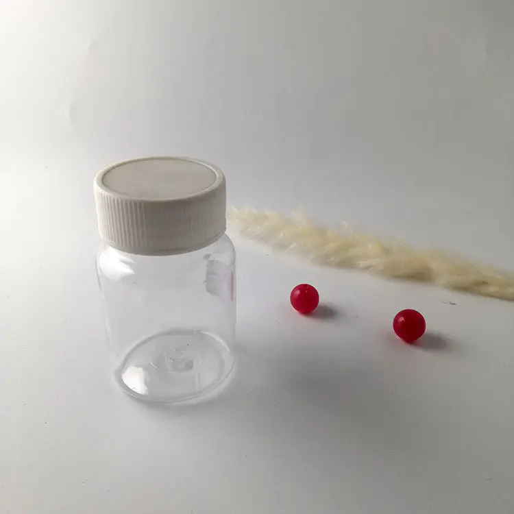 High-quality transparent airtight jars for old people to store traditional Chinese medicine plastic reagent sample bottles