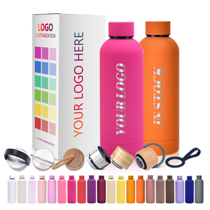 Soft Rubber 304 Stainless Steel Double Wall Insulated Vacuum Flask Handle Lid Durable Tumbler for Hot/<b>Cold</b> Beverages 6-12 Hours - Product Image 1