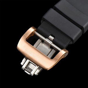 Montre de luxe classique pour homme avec tourbillon, mécanique à remontage manuel, affichage double réserve de marche, étanche, montre de sport - Product Image 6