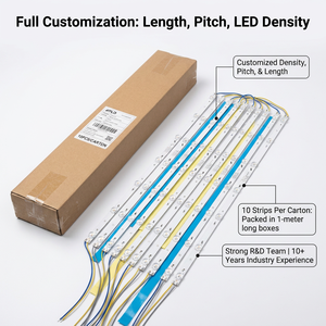 <b>Smart</b> RGB+CCT LED Bar 24V SMD 3030 RGBW Digital Full Color LED <b>Strip</b> <b>Light</b> for Advertising Digital Signage Sign - Product Image 5