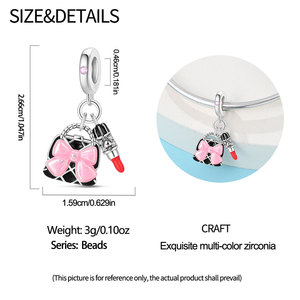 PANBUEATY-Pendentif Vintage en Argent Plaqué Verre à Vin, Nouveau Style, Bijoux en Perle de Zircon, Accessoires pour Femmes - Product Image 4