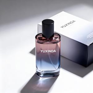 Ingrosso colorato a due colori gradiente <span class=keywords><strong>50</strong></span> ml di cristallo unico profumo bottiglia Spray di lusso con scatola - Product Image 4