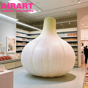 Modèle et mascotte gonflables <span class=keywords><strong>d</strong></span>'ail personnalisés pour les événements promotionnels des supermarchés de légumes - Product Image 3