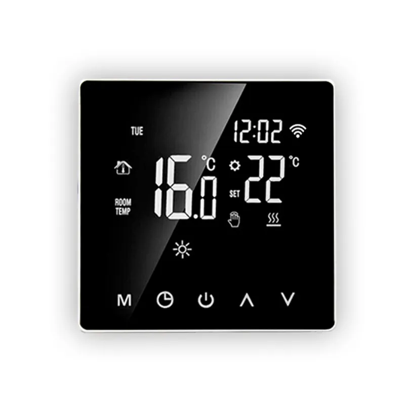 Tuya WiFi Smart Touchscreen Fußboden heizung Thermostat schalter für Wasser bodenheizung 3A/16A