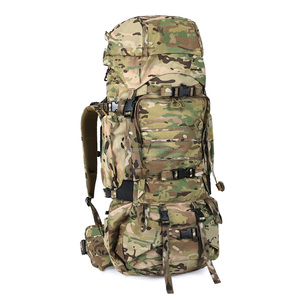500D Cordura Nylon tùy chỉnh ngoài trời 80L Molle thể thao Camo Túi Đi Bộ Đường Dài Chiến Thuật Ba lô - Product Image 2