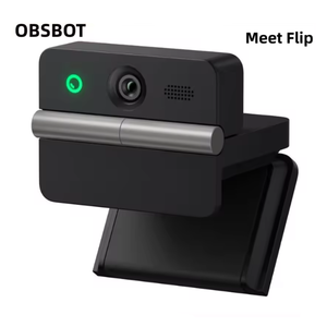 Cámara <span class=keywords><strong>Web</strong></span> OBSBOT Meet Flip con Encuadre AI, Enfoque Automático PDAF, Micrófono Dual, Control por Gestos, Notas AI, Modo HDR Beauty, Cámara <span class=keywords><strong>Web</strong></span> 4K para Portátil - Product Image 1