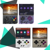 Console de jeu portable Plus Purpura Miyoo Mini avec écran IPS HD OCA de 3,5 pouces, WiFi, système Linux open source, OnionOS