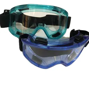 2024 QiaoShiFu nouveau lac vert couleur Transparent lunettes de Ski sécurité oeil Anti-buée lunettes de protection Anti-vent lunettes
