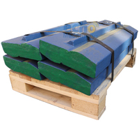RM100 GO RM100 concasseur à percussion barre de soufflage martensitique avec pièces de rechange en céramique pour le concassage des carrières minières