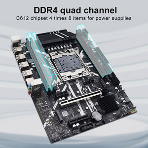 X99 LGA 2011-V3 マザーボード マイクロATX ゲーミングマザーボード PCIe <span class=keywords><strong>3</strong></span>.0 M.<span class=keywords><strong>2</strong></span>スロット 4チャンネル DDR4 SATA 6Gb/s インテル XEON E5 V3/V4対応 - Product Image 5
