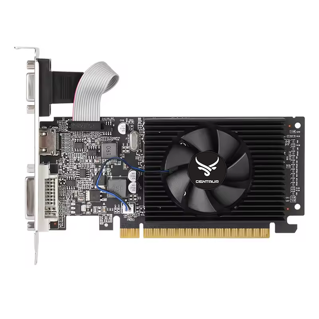 CENTAUR 100% Brand New GT210 1GD3 64Bit DDR3 + Fan Cooler PCI Express HD Geforce VGA +DVI Graphics Cards for Workstation