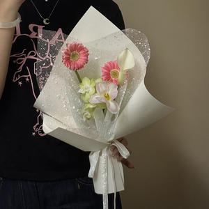 Malla de guinga, venta al por mayor, ramo de embalaje, hilo de red, floristería, papel de embalaje de flores - Product Image 3