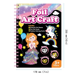 Libro de Pegatinas Mágicas para Niños, Princesas y Animales, Libro de Espiral para Manualidades con Imágenes Mágicas para Colorear - Product Image 5