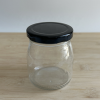 100ml-200ml Baby Shower Party Faveurs De Mariage Dessert Bouteille En Verre Pudding Bocaux Yaourt Conteneur Lait Frais Tasse En Plastique Huile D'olive