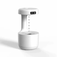 Humidificateur ultrasonique anti-gravité Classic Air avec design nuage de gouttes de pluie, portable pour hôtel, voiture, diffuseur d'arômes, veilleuse