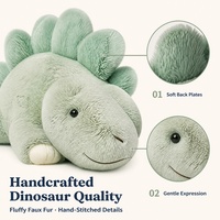 Peluche géante OEM de 60 cm en forme de sauge, avec particules de gravité, coussin lesté doux pour enfants, cadeau d'anniversaire