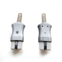 Prise de chauffage électrique haute température, prise de chauffage en céramique droite à 2 broches
