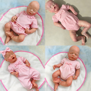 Muñeca Reborn de Silicona Platino Suave de 20 Pulgadas, Cuerpo Completo, Ultra Realista, Recién Nacida, Niña/Niño, Esculpida con Venas y Manchas Detalladas - Product Image 4